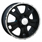 LS 7,5x18/6x139,7 ET35 D77,8 214 BKF (Колпак+лого)