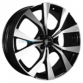 Khomen Wheels 7x19/5x114,3 ET35 D67,1 KHW1906 (JAC JS6) Black-FP