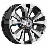 KиK 8x18/5x139,7 ET30 D108,5 Ла-Пас (КС897) Алмаз черный