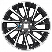 Khomen Wheels 7,5x18/5x112 ET43 D57,1 KHW1804 (Kodiaq/Tiguan) Black-FP