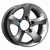 KиK 8x16/5x139,7 ET-20 D110,1 Айсберг (КС662) Дарк платинум