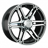 LS 8x17/6x139,7 ET25 D106,1 473 BKF (Колпак+лого)