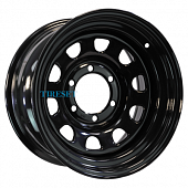 ZEPP 4х4 8x16/6x139,7 ET-10 D110 Toyota Hilux 2.5D, 3.0D Semicircle Gloss Black (LTM)