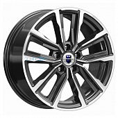 KиK 7,5x17/5x108 ET35 D67,1 Лацио (КС964) Алмаз черный