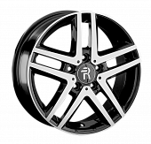 Диск REPLAY PG123 6,5х16 5/118 ET50 D71,1 BKF