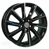 Khomen Wheels 6x16/5x100 ET38 D57,1 KHW1604 (Kamiq/Rapid/Scala) Black-FP