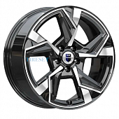 KиK 7,5x18/5x115 ET43 D70,2 Кайан (КС101) Алмаз черный