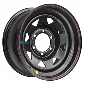 ZEPP 4x4 8x16/6x139,7 ET10 D110 Toyota Nissan Х (треуг. мелкий) Черный (LTM) (с увелич.полкой)