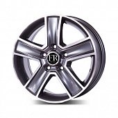 Диск FR Replica 16X6.5 5/118 ET60 D71.1 FT BK 473 GMF 1250кг (Без крепежа)