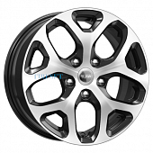 KиK 6,5x16/4x100 ET50 D60,1 КС869 Алмаз черный