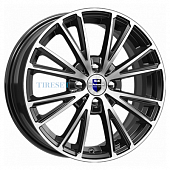 KиK 6x16/4x98 ET35 D58,5 Меандр (КС879) Алмаз черный SK