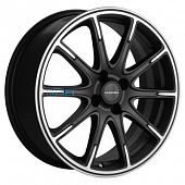 Khomen Wheels 6,5x17/4x98 ET38 D58,6 KHW1707 (Lada Granta) Black-FP matt