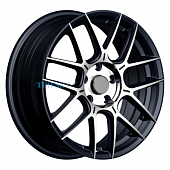 INCH 7x17/5x100 ET48 D56,1 FA8541 Gloss Black Machined Face (ZJH) FlowForming