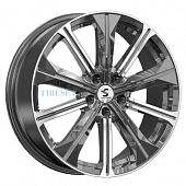 Premium Series 7x19/5x108 ET33 D60,1 КР013 (Tiggo 7 Pro) Diamond Gloss Graphite (4210017)