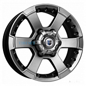 KиK 7x16/6x139,7 ET20 D67,1 M56 (КС593) Дарк платинум
